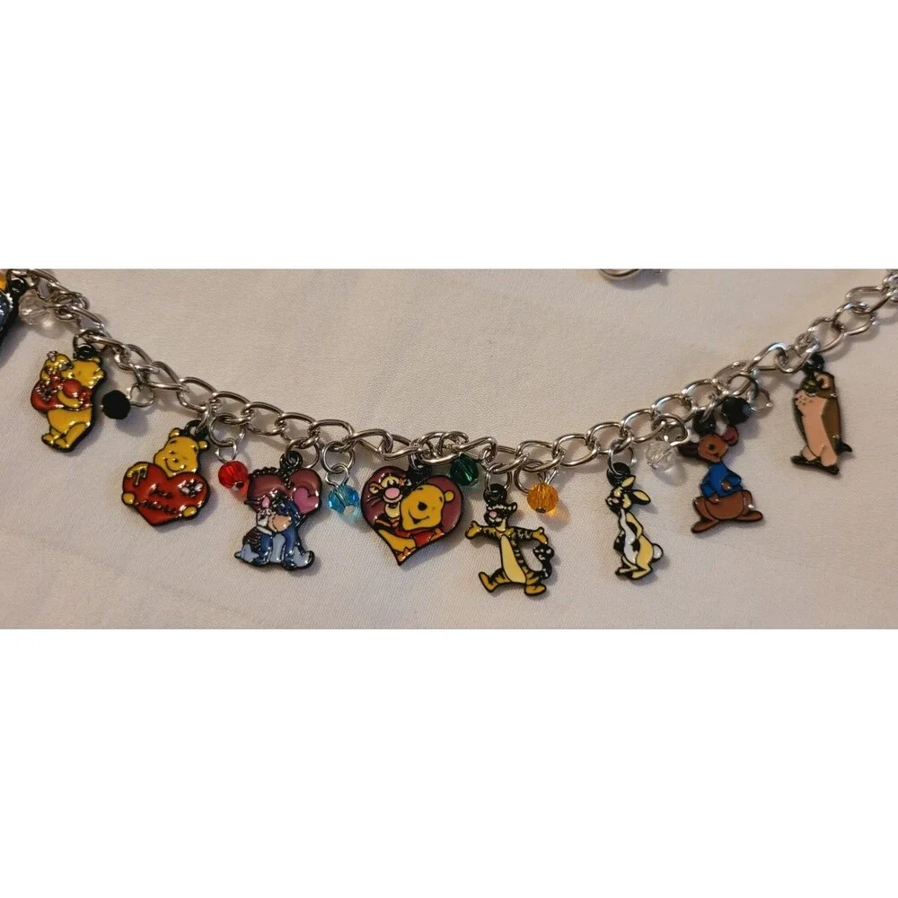 NWOT Winnie the Pooh Inspired Adjustable Charm Necklace